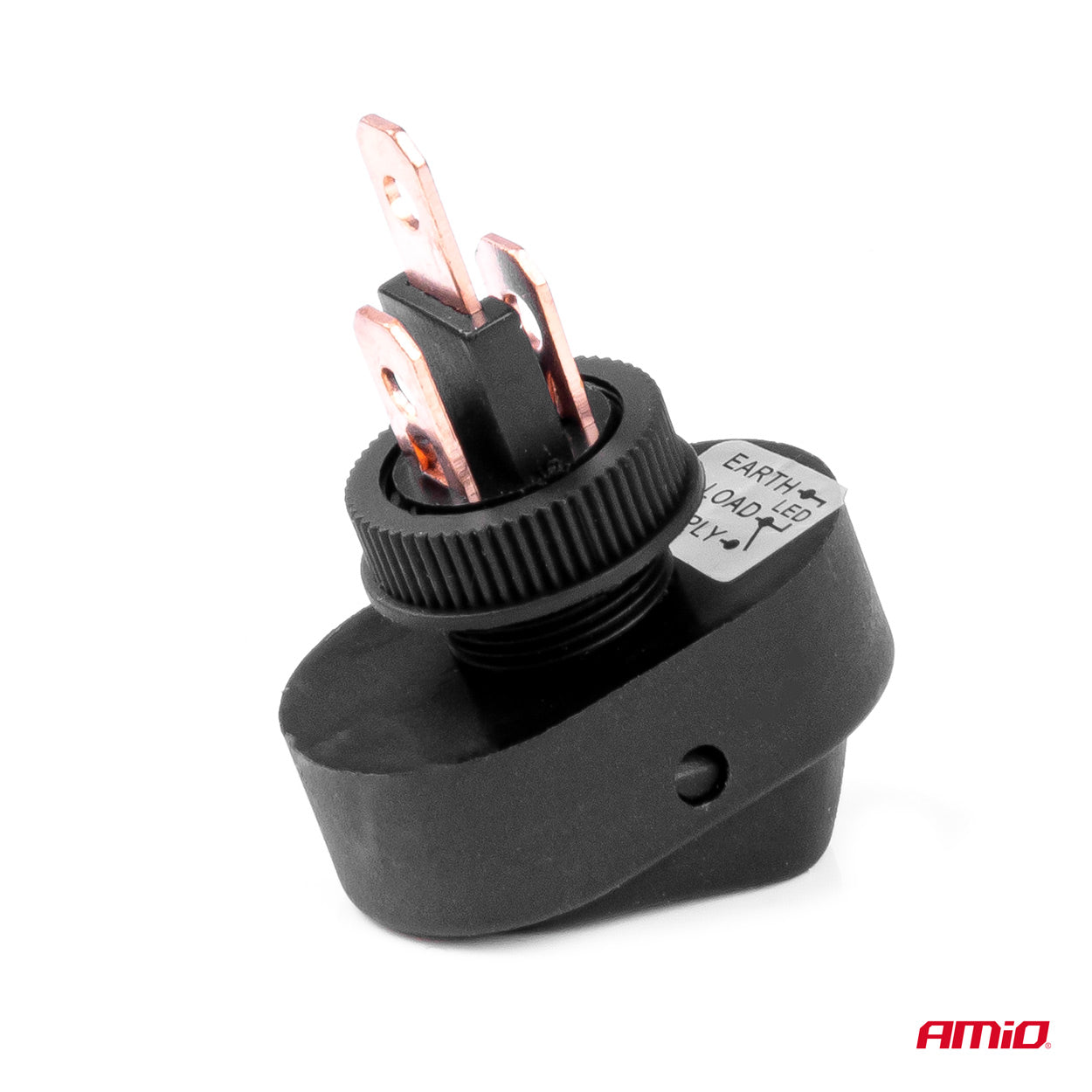Ndërprerës eliptik me dritë të gjelbër 12/24V max 30A ON/OFF-4