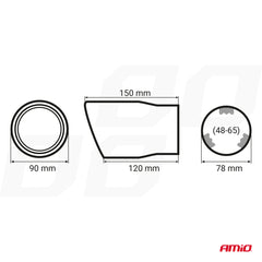 Majë marmite inox MT 007BC-4