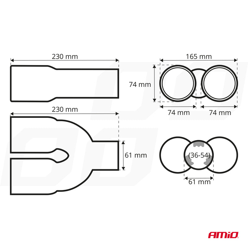 Majë marmite inox MT 008-4