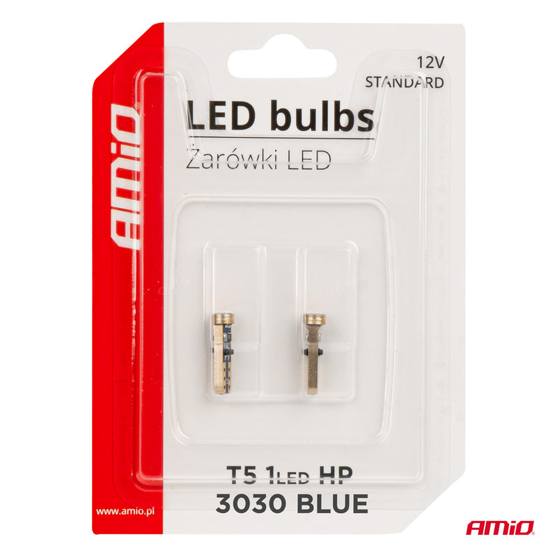 Drita LED STANDARD T5 e kaltërt 12V 3030 1LED HP-5