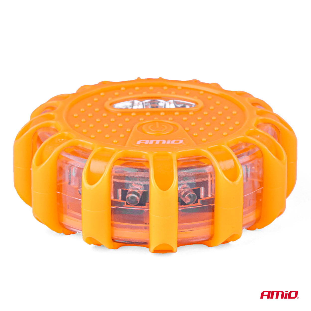 Dritë paralajmëruese portative LED për rrugë me funksion llambe dore, 3xAAA IP65 12SMD + 3SMD-5