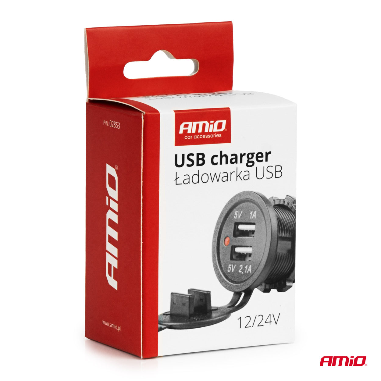Karikues i papërshkueshëm nga uji për telefon me 2x USB 12/24V-1