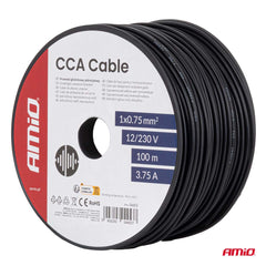 Kabllo CCA 1x0.75mm² 100m 3.75A 12/230V-5