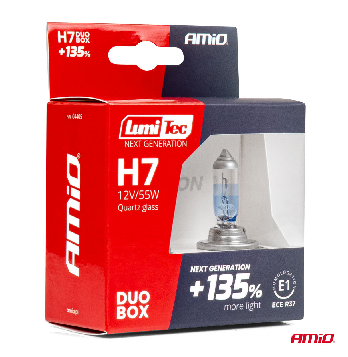 Llamba halogjene H7 12V 55W LumiTec NEXT GENERATION +135% DUO-4