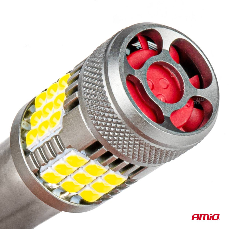 Llamba LED CANBUS PRO series 1156 BA15S P21W R10W R5W 36x3030 SMD me ventilator (FAN), e bardhë 12V/24V-4