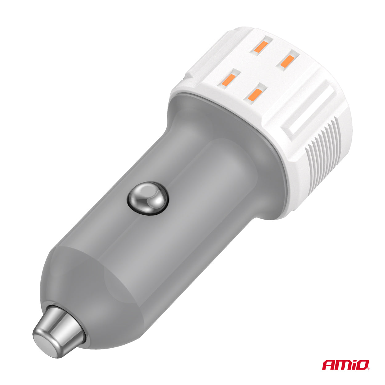 Karikues veture USB-A + USB-C 38W 12/24V-4
