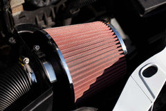 Filter ajri konik për veturë kuqe/carbon, universal, 3 adapterë montimi-6