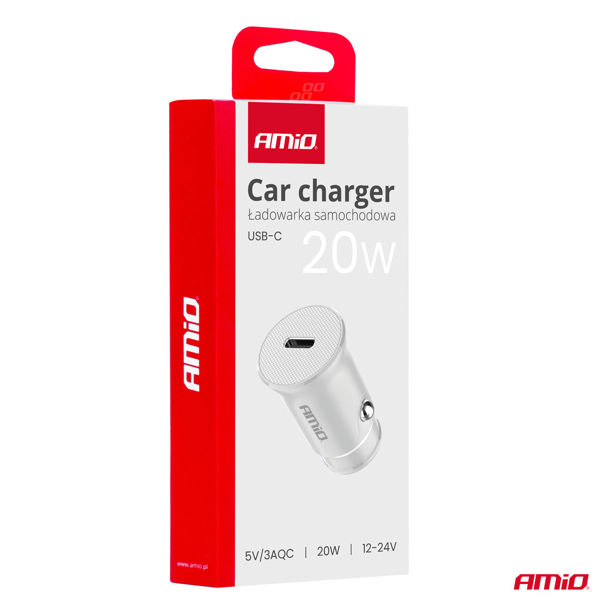 Karikues veture USB-C 20W 12/24V-4