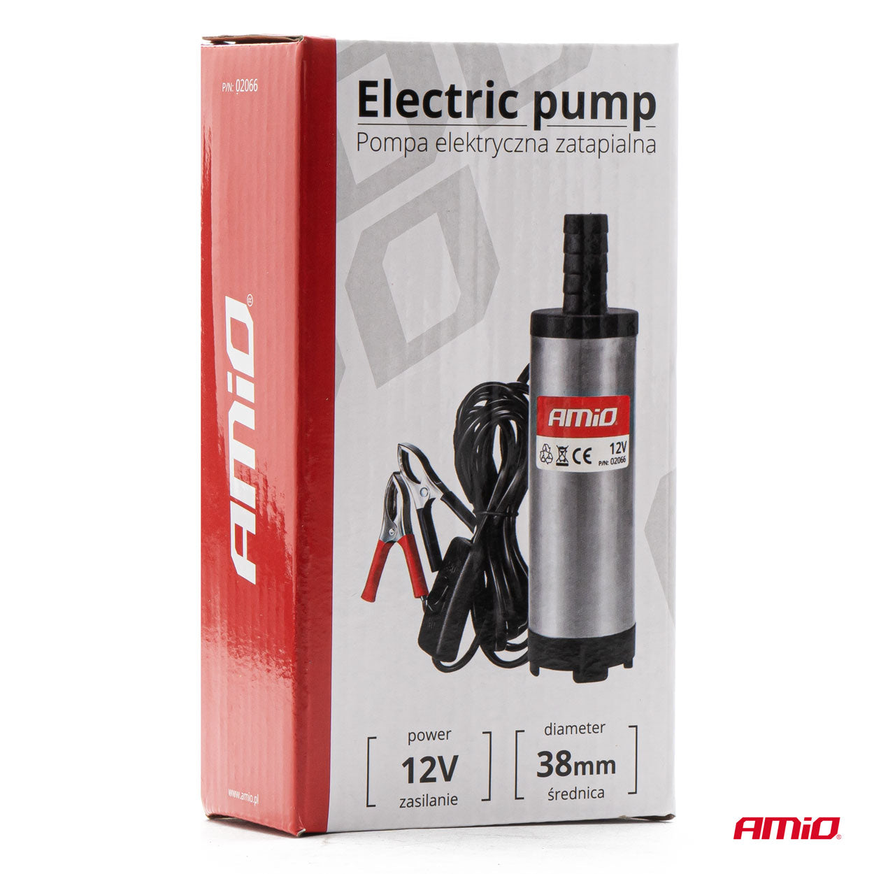 Pompë elektrike për naftë 12V zhytëse diametri 38 mm-6