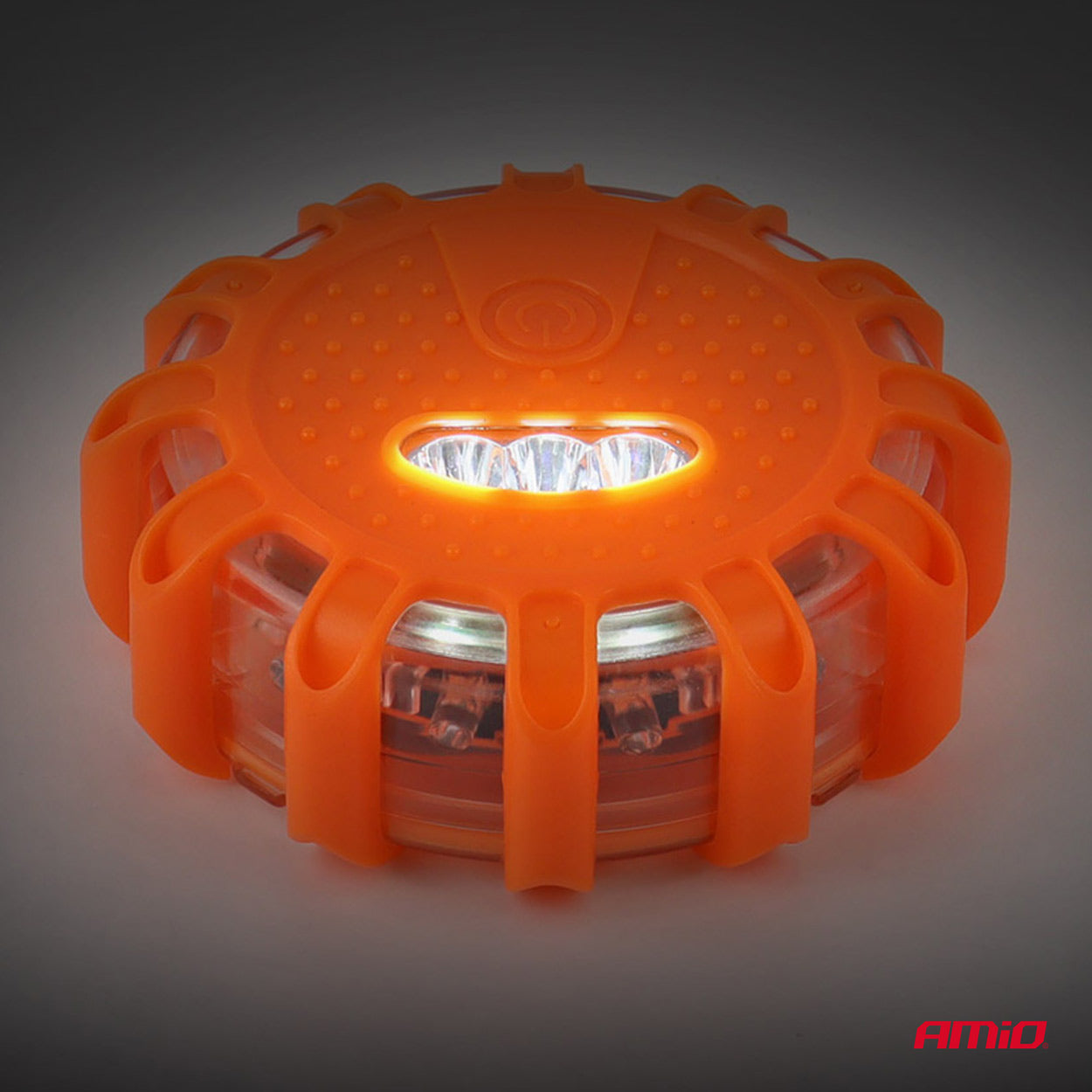 Dritë paralajmëruese portative LED për rrugë me funksion llambe dore, 3xAAA IP65 12SMD + 3SMD-6