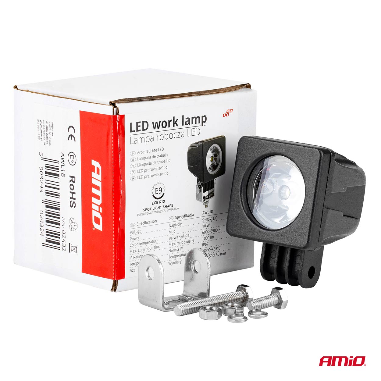 Lampë pune AWL18 1LED HP SPOT 9-36V-7