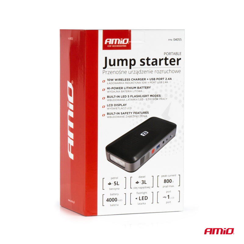 Ndezës portativ me powerbank 12V 12Ah 800A-7
