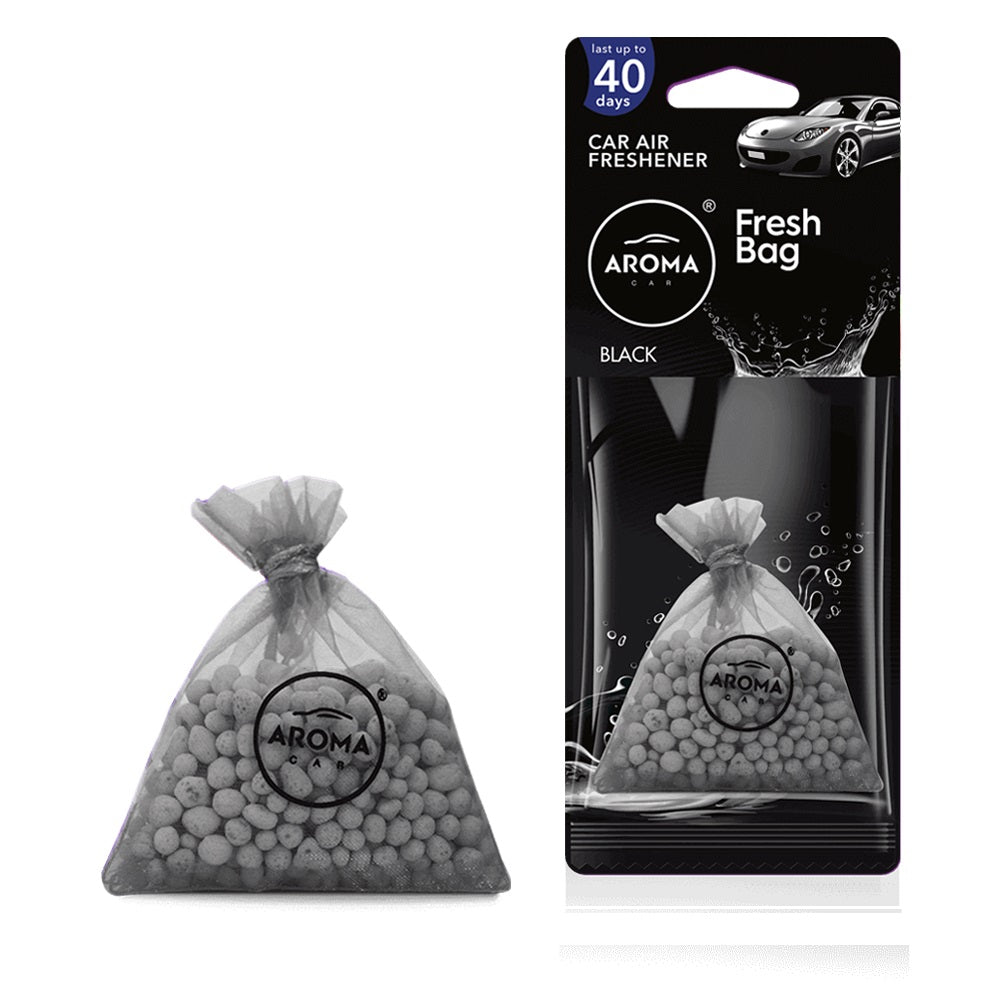 Car air freshener AROMA FRESH BAG Black - NEW - ceramic-1