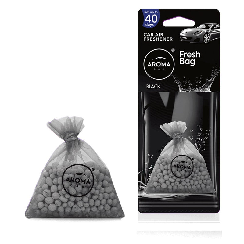 Car air freshener AROMA FRESH BAG Black - NEW - ceramic-1