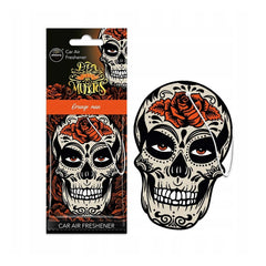 Car air freshener AROMA CAR MUERTOS Skull Orange Man Island Driftwood-1