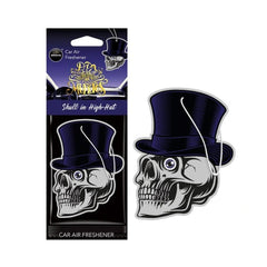 Car air freshener AROMA CAR MUERTOS Skull in Hat Black Oud-1