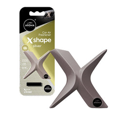Car air freshener AROMA CAR X Shape Silver-1