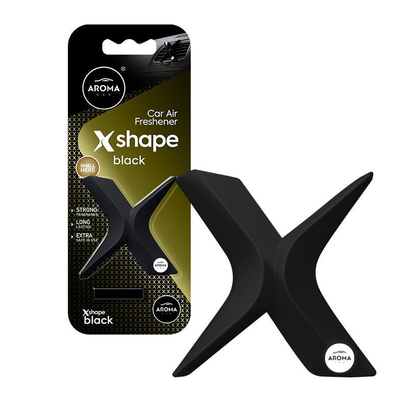 Car air freshener AROMA CAR X Shape Black-1