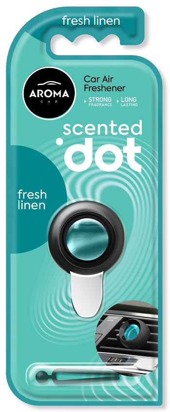 Car air freshener AROMA CAR Membrana DOT Fresh Linen-1