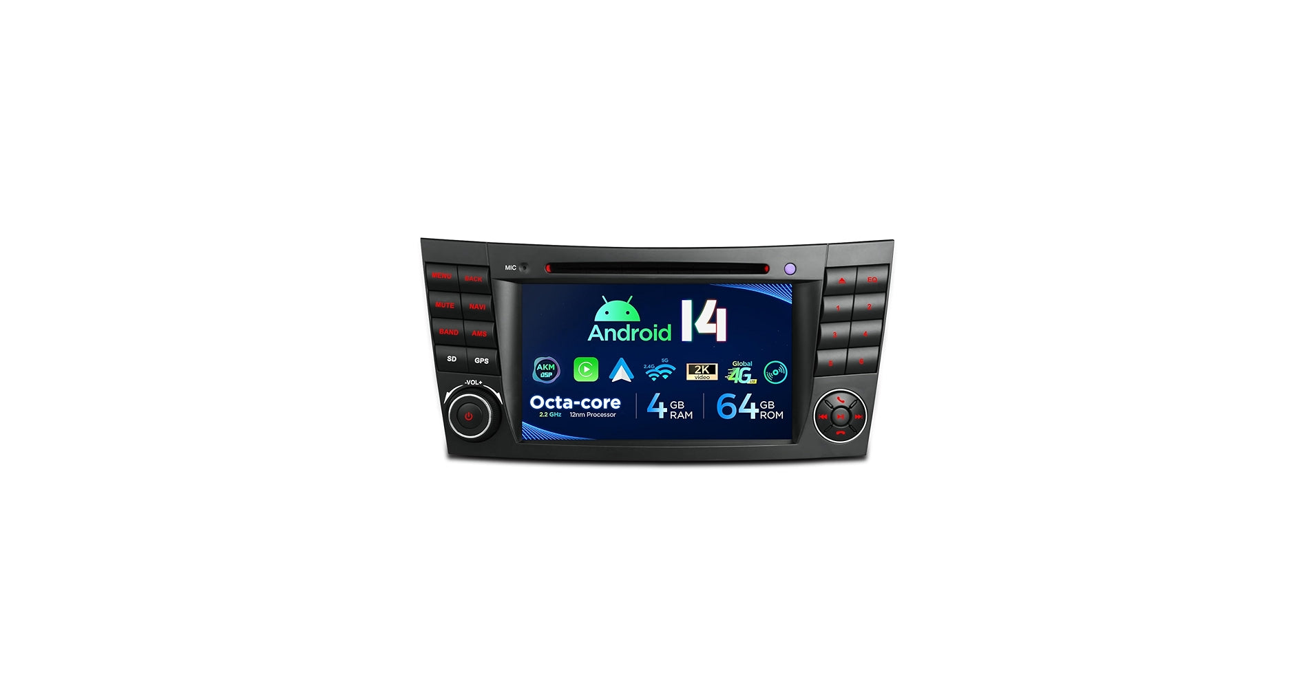 DVD MERCEDES E W211 ANDROID SYSTEM ME KORNIZ-1