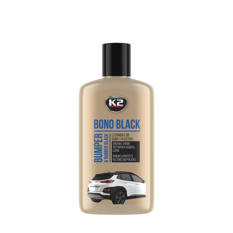 K2 Restaurues dhe nxirës për parakolp dhe goma – BONO BLACK 250ml