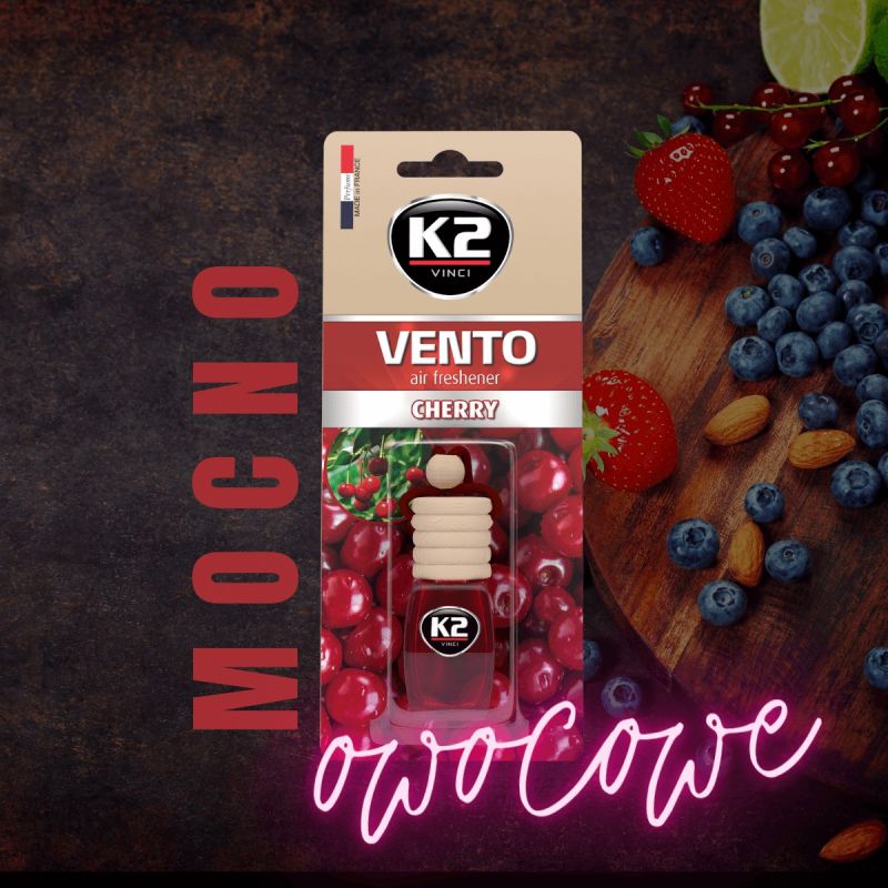 K2 VENTO CHERRY 8ml – aromatizues për veturë-1