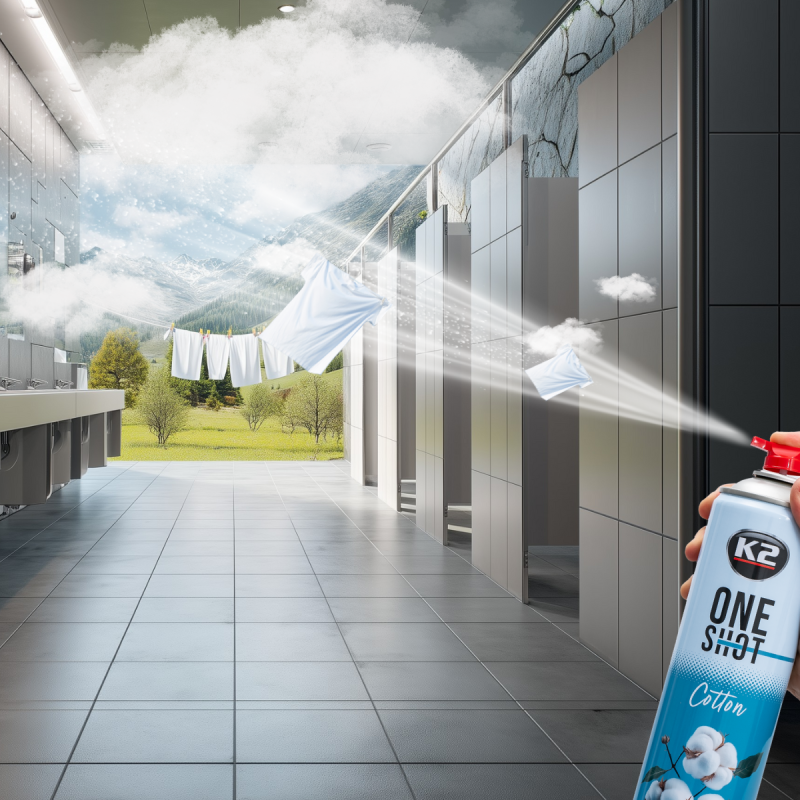 K2 Eliminues i erërave dhe aromatizues ajri – ONE SHOT COTTON 600ml