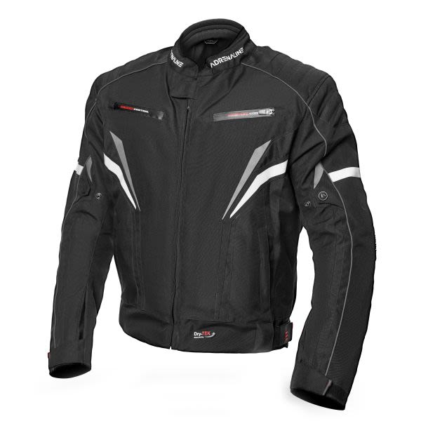 Xhaketë turistike motoçiklete ADRENALINE SOLA 2.0 PPE, ngjyrë e zezë, madhësia 3XL