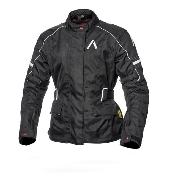 Xhaketë turistike motoçiklete ADRENALINE ELSA PPE, ngjyrë e zezë, madhësia 2XL-1