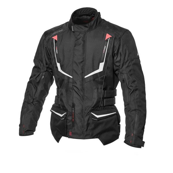 Xhaketë turistike motoçiklete ADRENALINE CHICAGO 2.0 PPE, ngjyrë e zezë, madhësia 4XL