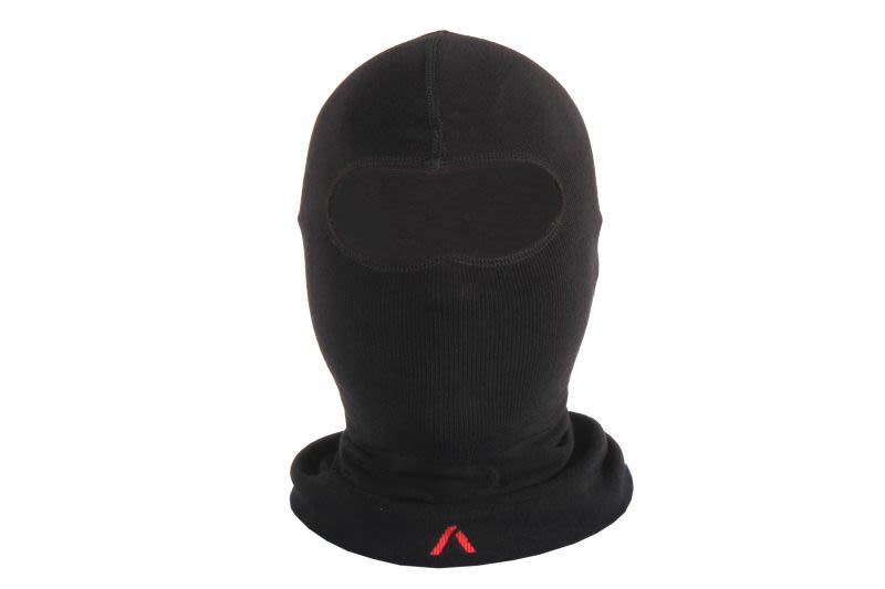 Balaklavë termo-aktive ADRENALINE MERINO WOOL unisex, ngjyrë e zezë, madhësia L-1