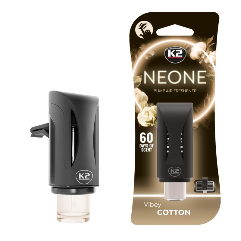 K2 Aromatizues për veturë për ventilim – NEONE Vibey COTTON (me pompë)