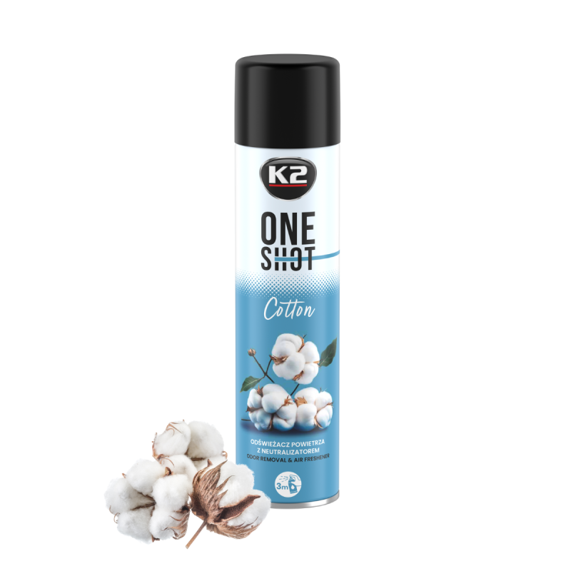 K2 Eliminues i erërave dhe aromatizues ajri – ONE SHOT COTTON 600ml