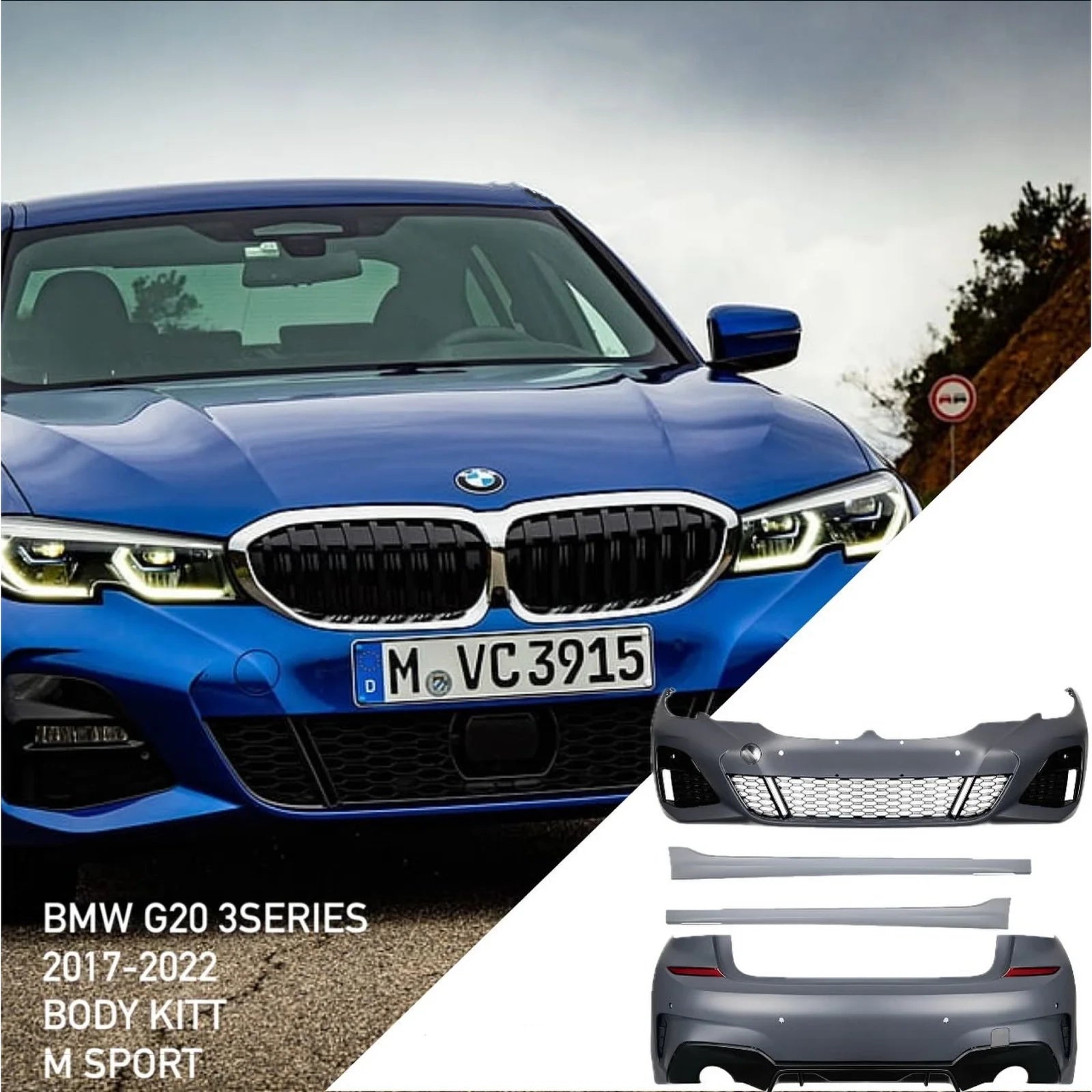 Body kit M Sport për BMW 3 Series G20