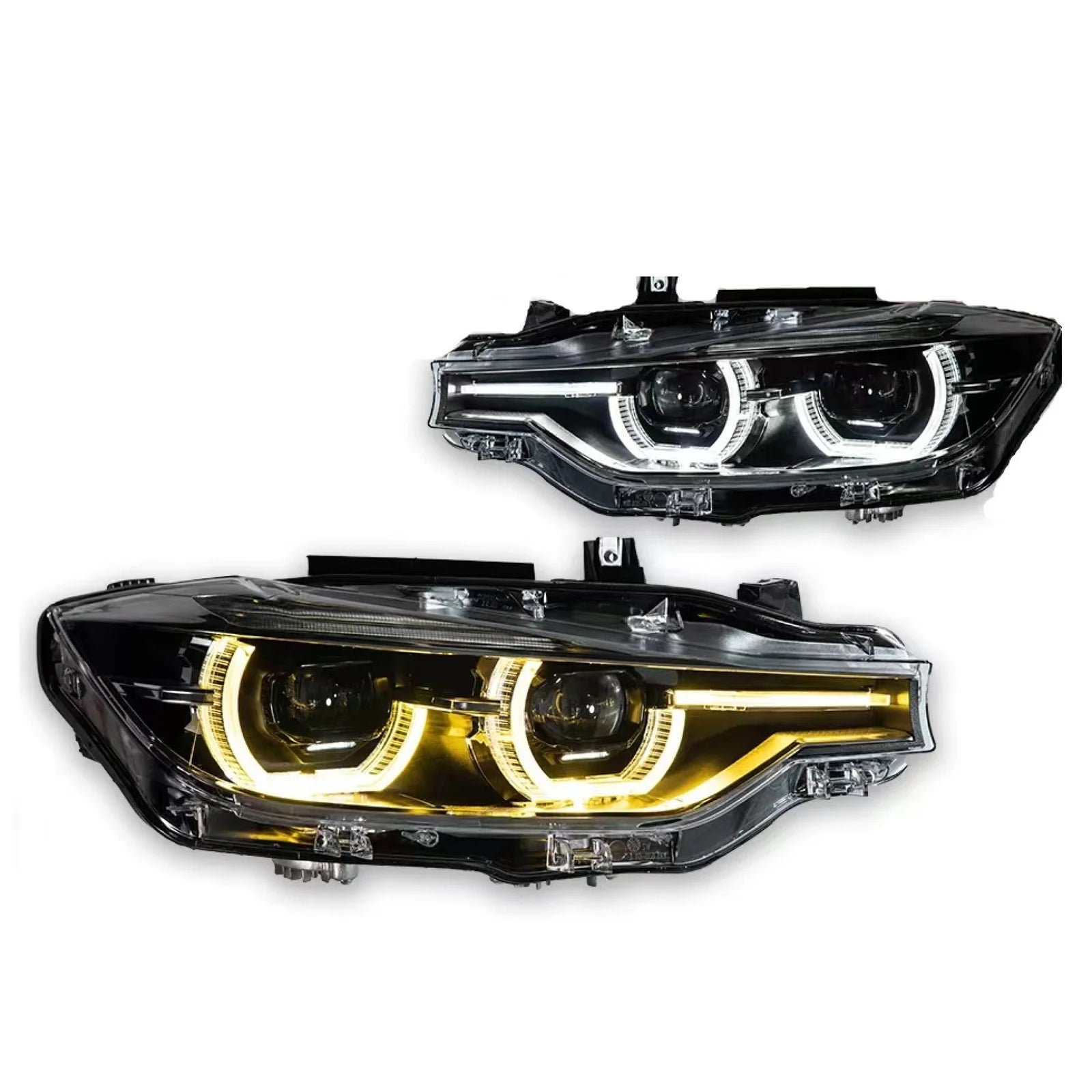 Kalimi nga Xenon në LED me lente lazer për BMW F30 (3 Series)-2