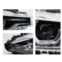 Kalimi nga Xenon në LED me lente lazer për BMW F30 (3 Series)-4