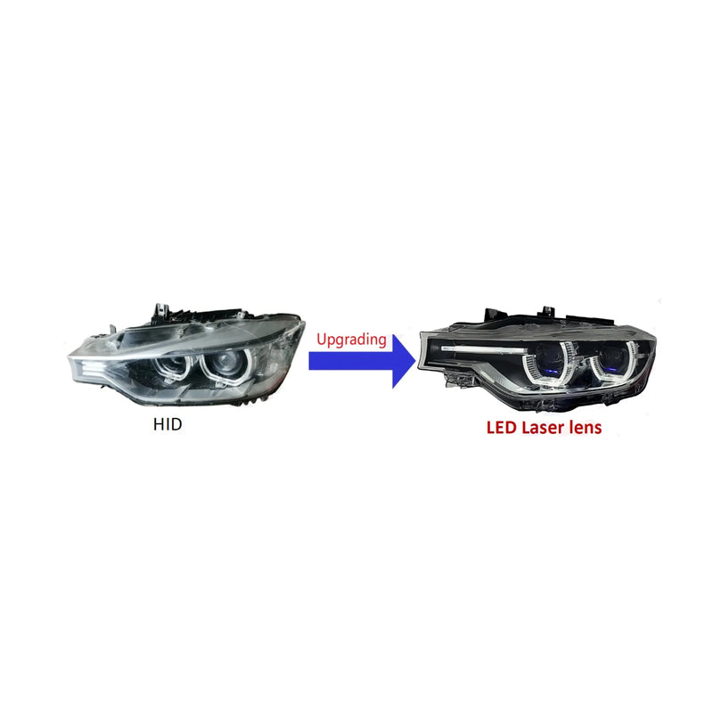 Kalimi nga Xenon në LED me lente lazer për BMW F30 (3 Series)-1