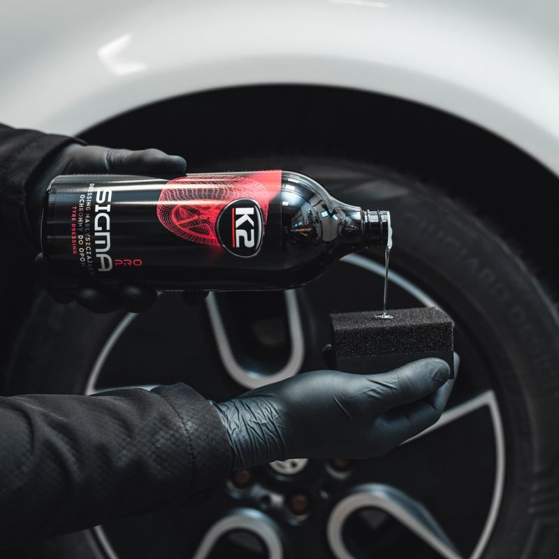 K2 Preparat profesional për kujdesin dhe lustrimin e gomave – SIGMA PRO 1L