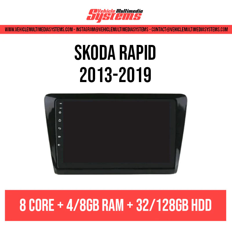 DVD SKODA RAPID 2013-2019 4+64 FULL EKRAN-1