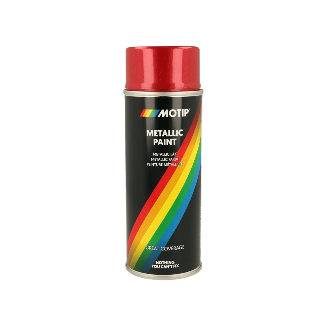 Motip sprej metalik ngjyrë e kuqe 0.4L-1