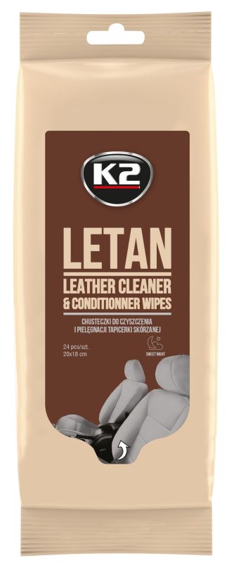 K2 Peceta për pastrimin e lëkurës – LETAN WIPES