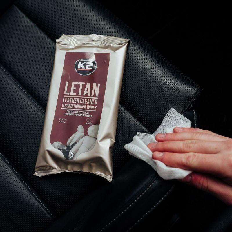 K2 Peceta për pastrimin e lëkurës – LETAN WIPES