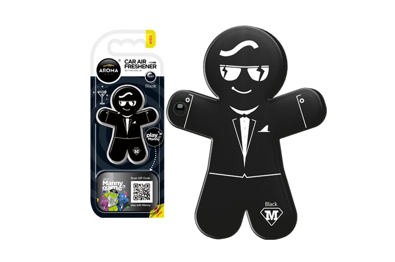 Car air freshener AROMA CAR MANNY - Black-1