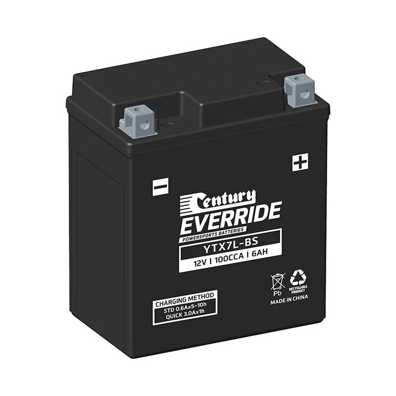 4RIDE BATERI MOTORRI YTX 7L-BS 6.0 AH-1