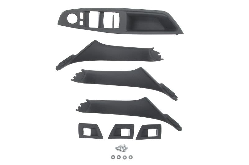 Set dorëzash të brendshme për mbylljen e derës (e zezë) – BMW Seria 5 F10/F11 (09/2012–02/2017)-1