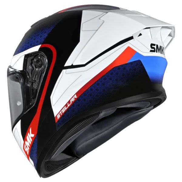Kaskë integrale SMK STELLAR SPORT FLIGHT, ngjyrë blu / e kuqe / e bardhë, madhësia L, unisex-2