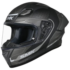 Kaskë integrale SMK STELLAR SPORT FLIGHT, ngjyrë e zezë / gri, madhësia XS, unisex-1