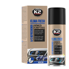 K2 Freskues dhe pastrues për klimën dhe enterierin e veturës – KLIMA FRESH NEW CAR 150ml-1