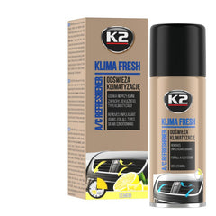 K2 Lëng për pastrimin dhe freskimin e klimës së veturës – KLIMA FRESH LEMON 150ml-1
