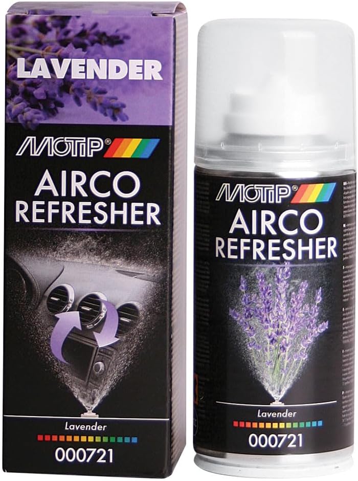 MOTIP Airco Refresher Lavender 000721 – Freskues për Klimën e Veturës me Aromë Lavande-1